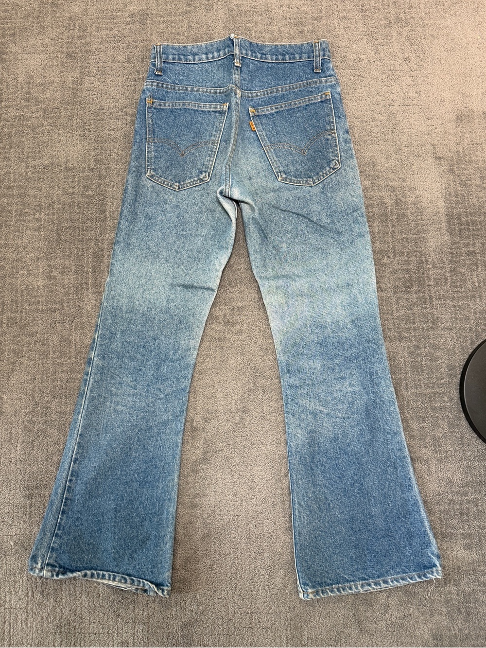 VINTAGE 70s Levi’s 646 Orange Tab Bell Bottoms 28x30 Made in USA